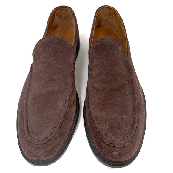 Peter Millar Size 13M Brown Suede Venetian Loafers Driving‎ Moccasin Shoes - Picture 4 of 6